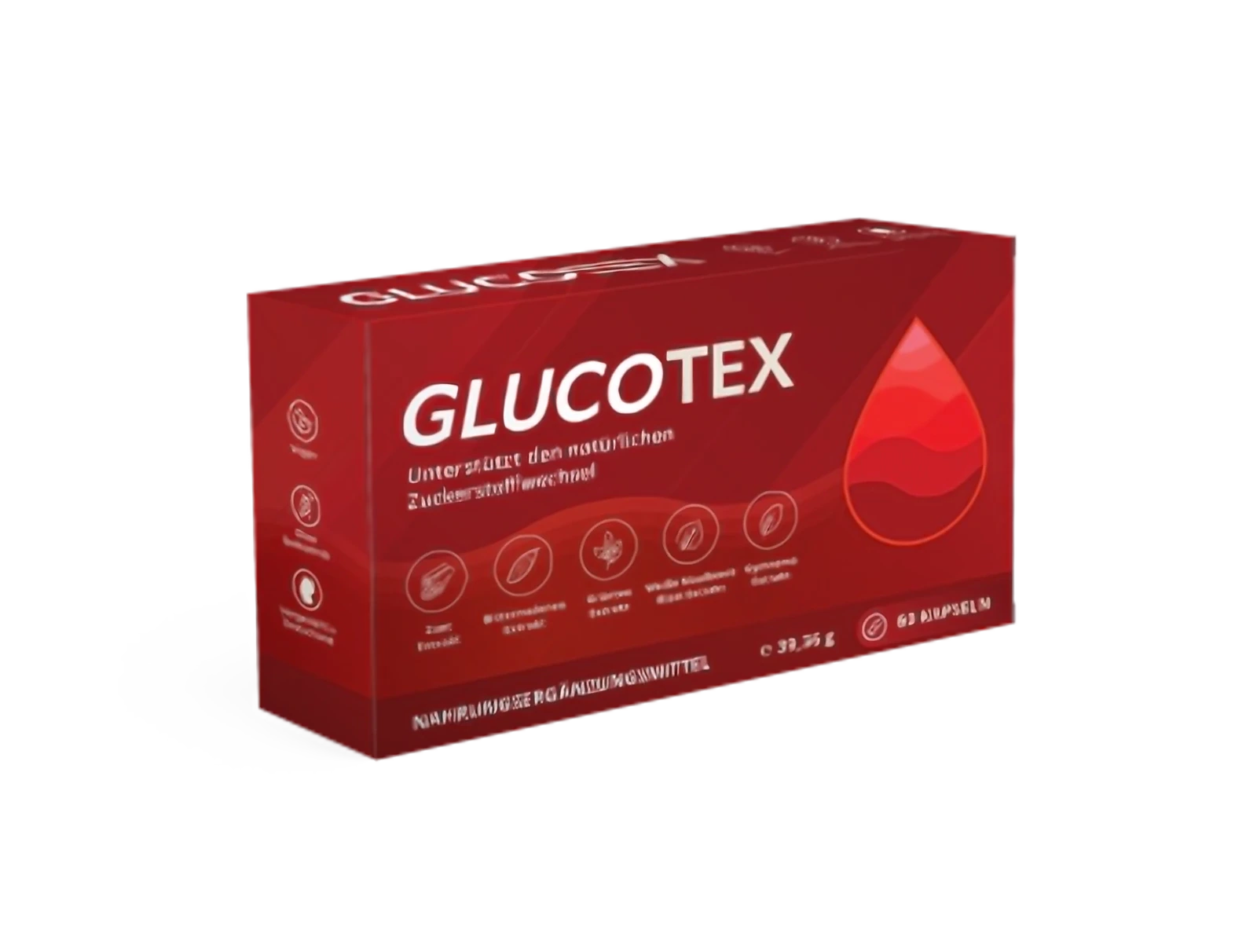Eine Packung Glucotex Blood