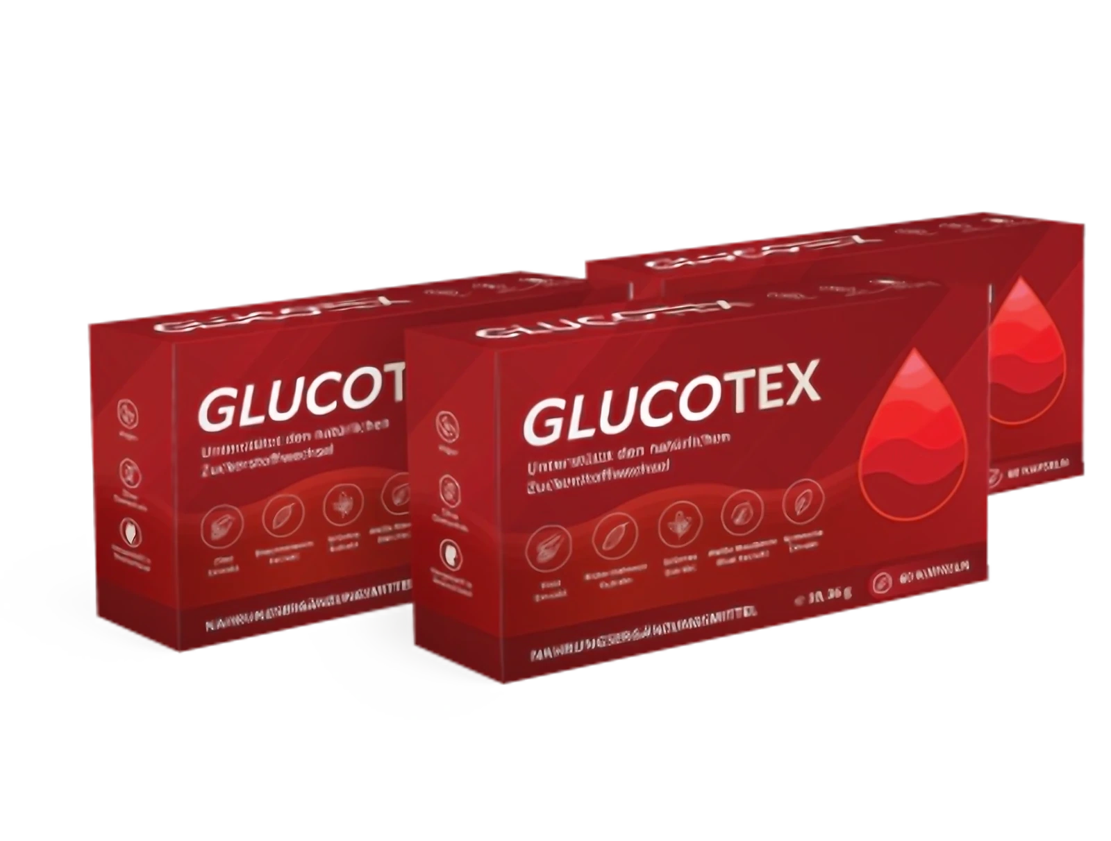 Drei Dosen Glucotex Blood
